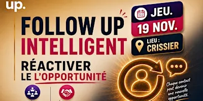 Réseautage et conférence Follow up intelligent I Réactiver les opportunités