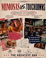 Patriots vs Raiders Brunch Watch Party at The Greatest Bar