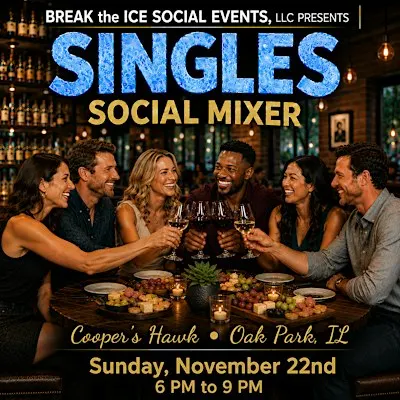 Singles Social Mixer Oak Park, IL Cooper's Hawk