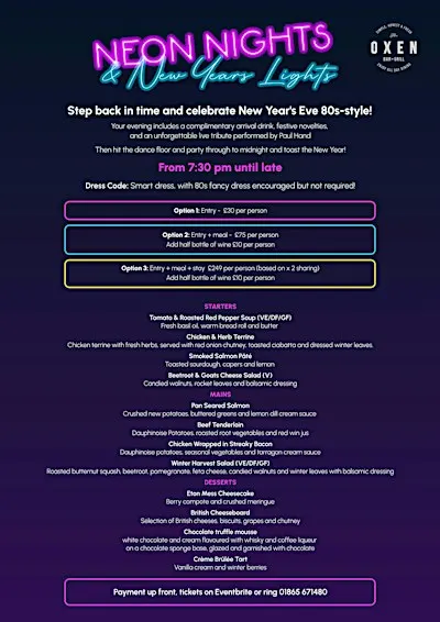 Neon Nights and New Year Lights