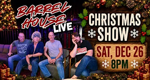 Never Never Christmas Party at Barrel House Live!