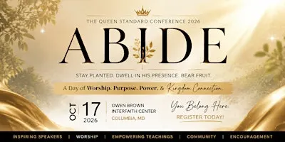 The Queen Standard Conference 2026: Abide