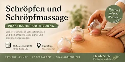 Schröpfen und Schröpfmassage – praktische Fortbildung