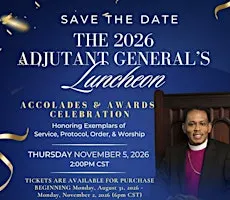 2026 - COGIC - ADJUTANT GENERAL'S LUNCHEON