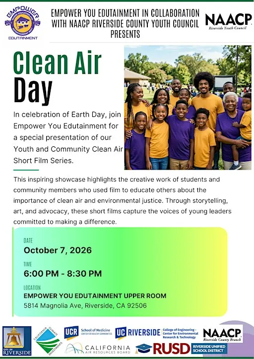 Empower You Edutainment: Youth and Community Clean Air Short Film Series.
