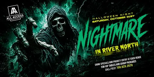 NIGHTMARE IN RIVER NORTH- Chicago's BIGGEST Halloween Bar Crawl