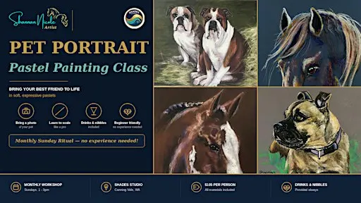 Pet Portrait Pastel Painting Workshop