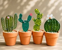 Fused Glass Cactus & Succulent Pot Workshop
