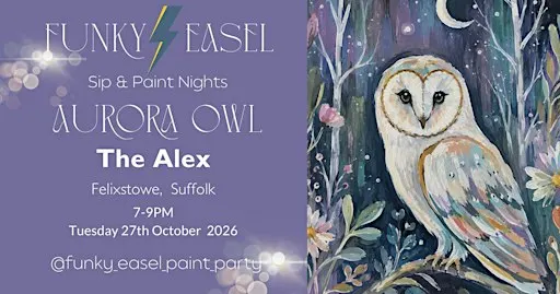 The Funky Easel Sip & Paint: The Alex in Felixstowe, Suffolk