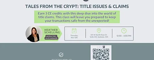 Tales From the Crypt: Title Issues & Claims (3 CE Credits)