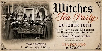 Witches Halloween Tea Party