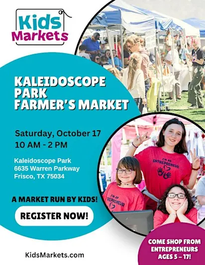 Kids Markets at Kaleidoscope Park Farmer's Market