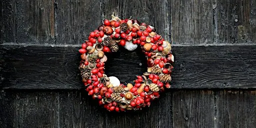 Foraged Christmas Wreath Making with Foraged themed Tea and Cakes Brighton