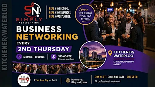 Simply Networking - Kitchener/Waterloo Networking Event