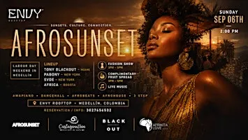 AFROSUNSET (ENVY) - POOL & ROOTOP PARTY - AMAPIANO - AFROBEATS - DANCEHALL