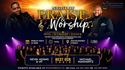 Kevin Adams & VOP, Michael Manhertz with Next Gen Choir Live In Concert