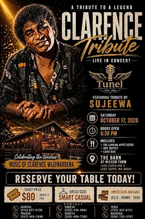 Tribute To Clarence Live In Concert & Baila Night
