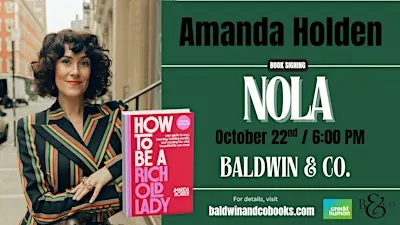 How To Be a Rich Old Lady! Author Talk with Amanda Holden.