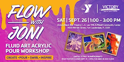 Flow with Joni: Fluid Art Acrylic Pour Workshop