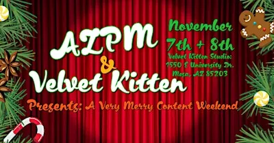 Very Merry Content Creation Weekend at Velvet Kitten Studio