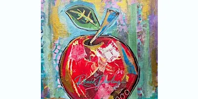 "Apple A Day" Mixed Media Painting Workshop with Renée Darling Art