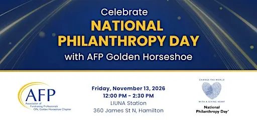 National Philanthropy Day Luncheon 2026