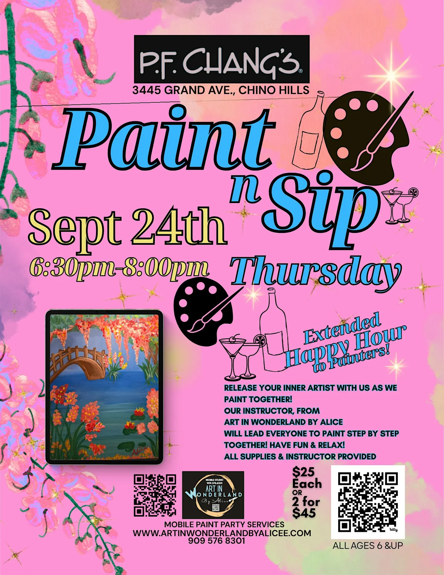Paint n Sip P.F. Chang's Chino Hills