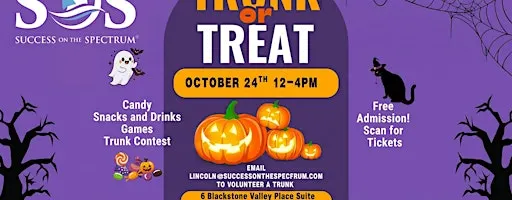 Free Autism Event: Trunk or Treat!