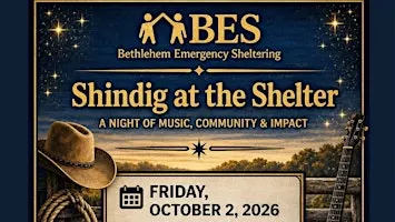 2026 Shindig at the Shelter: A Fundraiser to Support BES
