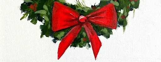 Wreath painting workshop with Art by Izzy