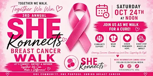 3rd Annual SHE Konnects Breast Cancer Walk