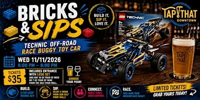 Bricks & Sips Technic Off-Road Race Buggy Toy Car