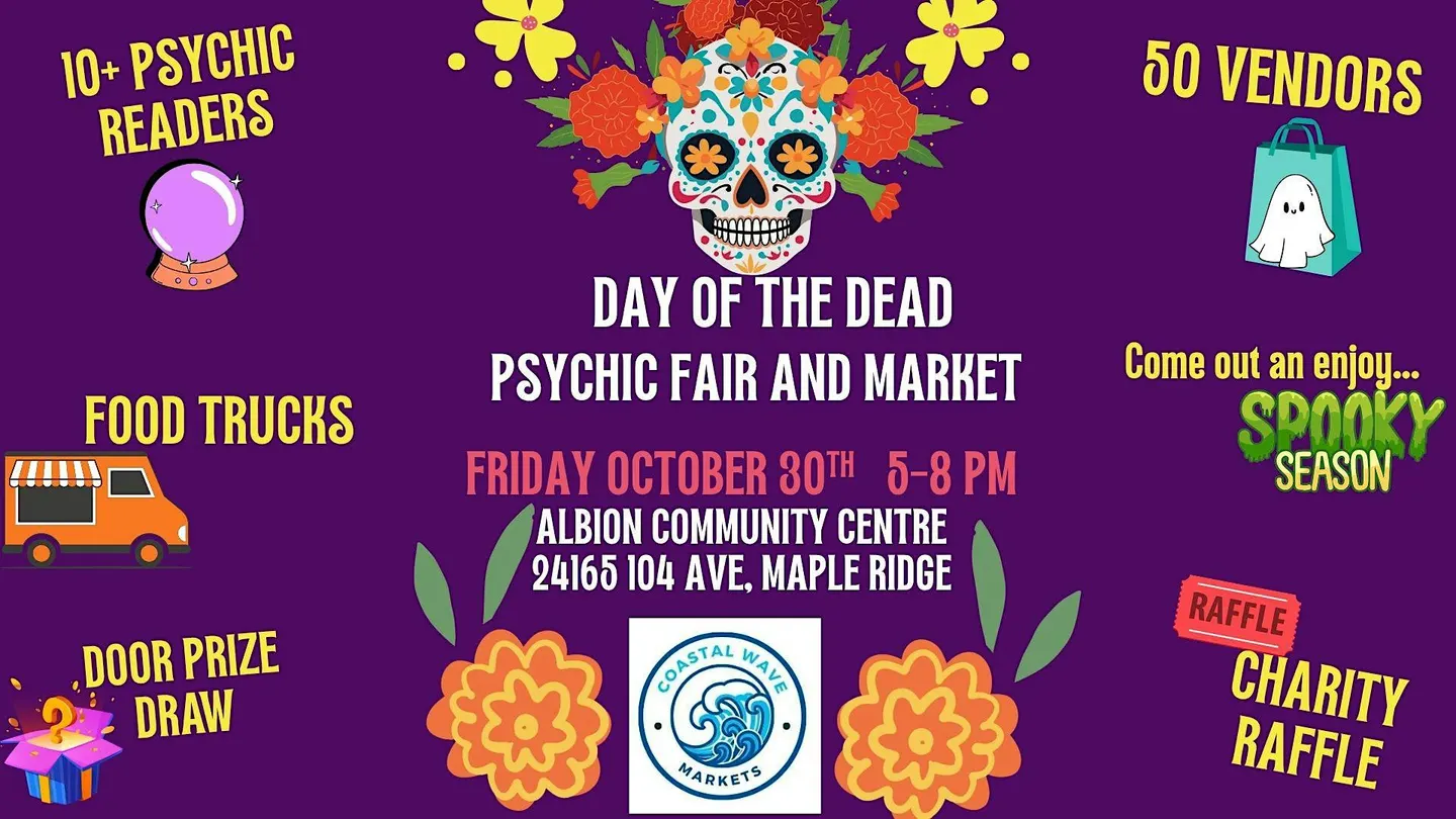 Coastal Wave Markets Day of the Dead Psychic Fair and Market