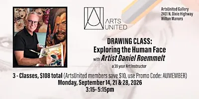 DRAWING CLASS: Exploring the Human Face with Artist Daniel Roemmelt