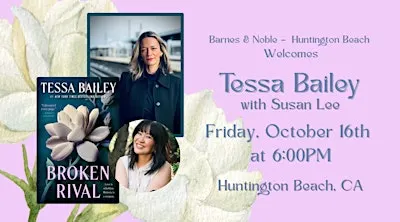 Tessa Bailey celebrates BROKEN RIVAL at Barnes & Noble - HB