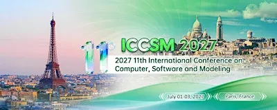 ICCSM 2027 in Paris: Computer, Software and Modeling
