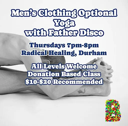 Men's Clothing Optional Yoga Thursdays