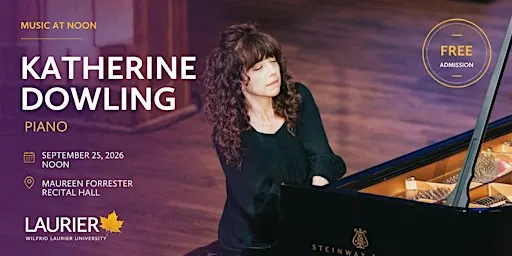 Music at Noon: Katherine Dowling, piano