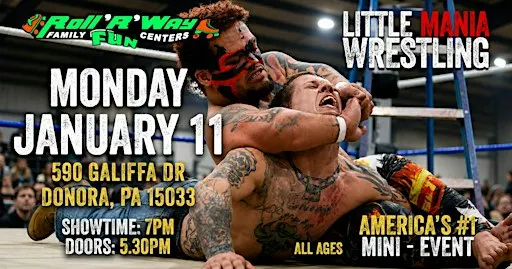 Little Mania Mini Wrestling Invades -Donora, PA!