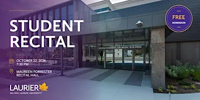 Laurier Student Recital