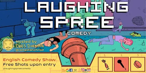 Laughing Spree: English Comedy on a BOAT (FREE SHOTS) 01.10.