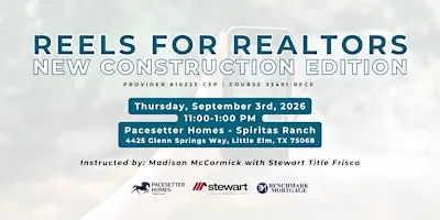 Reels For Realtors: New Construction Edition