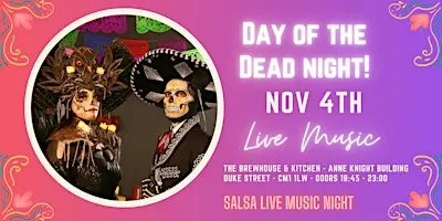 Day of the Dead Night - with Live Latin Music and Salsa Party