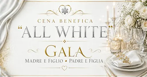 IL GALA MAMMA E FIGLIO - PAPA' E FIGLIA " ALL WHITE "