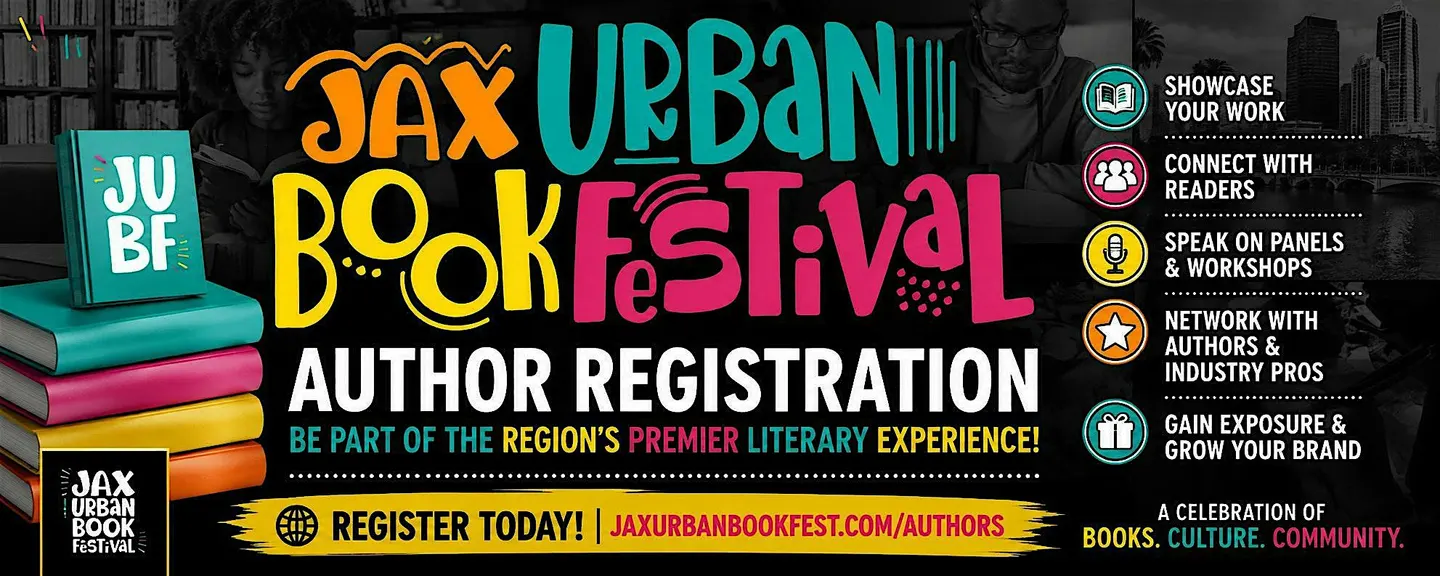 JAX Urban Book Festival 2027 - Author Registration