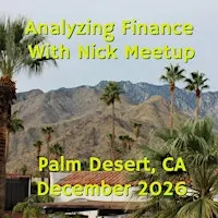 Analyzing Finance with Nick Palm Desert Meetup