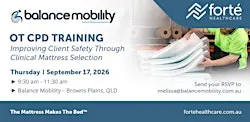 OT CPD TRAINING - FORTE HEALTHCARE