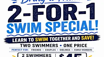 Bring A Friend: 2-for-1 Swim Deal