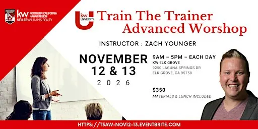 Train The Trainer Advanced Workshop with Zach Younger