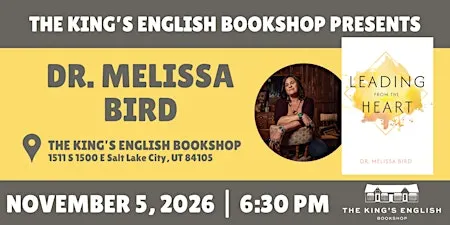 Dr. Melissa Bird | Leading from the Heart